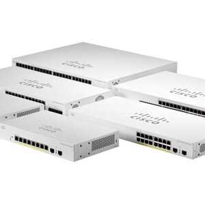 Commutateur intelligent Cisco Business CBS220-8T-E-2G | 8 ports GE | Ports Small Form-Factor Pluggable (SFP) 2 x 1G | Gara