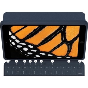 Housse/Clavier Logitech Rugged Combo 3 Touch Durci Apple iPad (7e géneration), iPad (8e génération) Tablette - Bleu classi