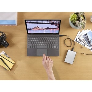 Seagate OneTouch STKZ4000401 4 TB Portable Hard Drive - External - Silver - MAC Device Supported - USB 3.0
