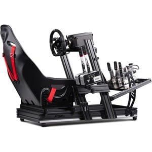 Next Level Racing F-GT Elite Aluminum Simulator Cockpit - Wheel Plate Edition - For Gaming - Aluminum