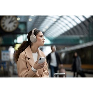 Sony WH-1000XM4 Wired/Wireless Over-the-head Stereo Headset - Silver - Binaural - Circumaural - 1000 cm - Bluetooth - 4 Hz
