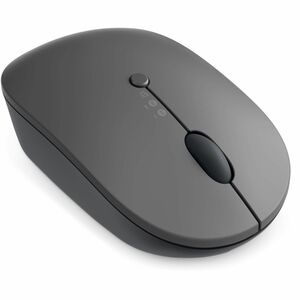 Lenovo GO Mouse - Bluetooth/Radio Frequency - USB - Blue Optical - 5 Button(s) - Storm Grey - Wireless - 2.40 GHz - Rechar