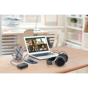 Kensington K83300WW Headset-Umschalter für Headset, Telefon, Tablet-PC, Notebook - Schwarz
