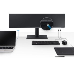 Samsung F32TU874VN 32"" Class 4K UHD LCD Monitor - 16:9 - Dark Blue Gray - 31.5"" Viewable - Vertical Alignment (VA) - 384