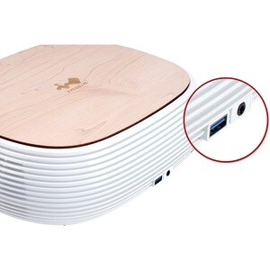 In Win IW-CS-B1WHI-PS200W Gaming Computer Case - Mini ITX Motherboard Supported - Mini-tower - Acrylonitrile Butadiene Sty