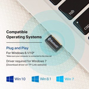 TP-Link UB500 Bluetooth 5.0 Bluetooth Adapter for Desktop Computer, Notebook - USB 2.0 - External
