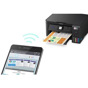 Epson EcoTank ET-2850 Inkjet Multifunction Printer-Color-Copier/Scanner-4800x1200 dpi Print-Automatic Duplex Print-120 she