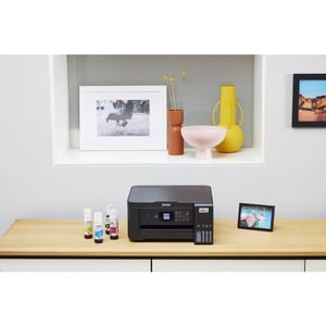 Stampante multifunzione a getto di inchiostro Epson ET-2850 Wireless EcoTank - Colore - Nero - Fotocopiatrice/Stampante/Sc