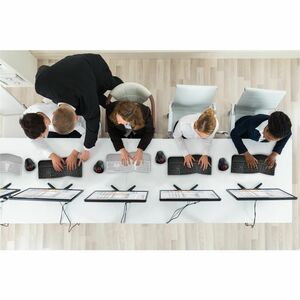 Kensington Orbit Trackball - Bluetooth - USB Typ-A - Optisch - Schwarz - Kabellos - 2,40 GHz - 1600 dpi Auflösung - Trackb