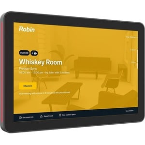 Logitech Écran tactile de réservation de salles de réunion - Graphite - Ver