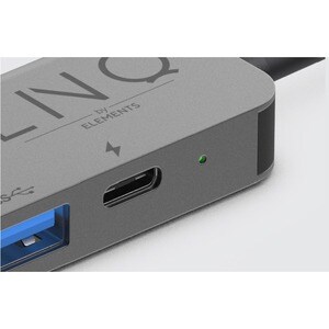LINQ USB Type C Docking Station - Memory Card Reader - SD - 100 W - Black - 1 Displays Supported - 4K - 3840 x 2160 - 2 x 