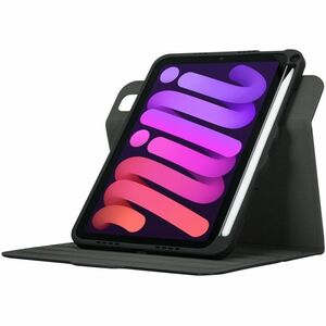 Targus VersaVu THZ914GL Carrying Case for 21.1 cm (8.3") Apple iPad mini (6th Generation) Tablet - Black - Drop Resistant,