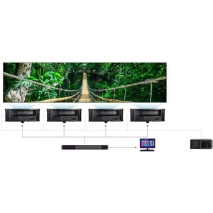 Optoma ZU2200 3D DLP-Projektor - 16:10 - Hoher Dynamikbereich (High Dynamic Range, HDR) - 1920 x 1200 Piel - 2,000,000:1 K