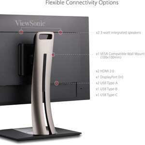 ViewSonic ColorPro VP3256-4K 32" Class 4K UHD LED Monitor - 16:9 - Black - 80 cm (31.5") Viewable - In-plane Switching (IP