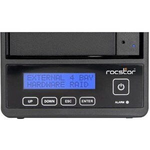 Rocstor Rocpro U35 USB Type-C Desktop RAID Storage - Rocstor Rocpro U35 Professional Desktop RAID - 40TB (4x10TB) HDD Inst
