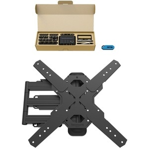 Neomounts Select Wall Mount for TV - Black - 1 Display(s) Supported - 81.3 cm to 165.1 cm (65") Screen Support - 40 kg Loa