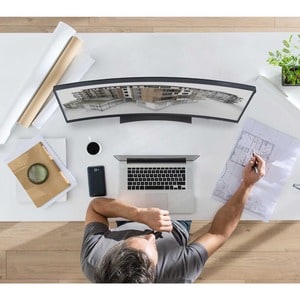 ViewSonic ColorPro VP3881a 38 Zoll Class UW-QHD+ Gekrümmter Bildschirm LED-Monitor - 21:9 Format - 95,3 cm (37,5 Zoll) Vie