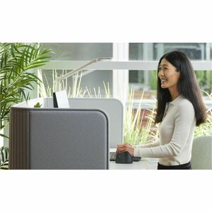 Logitech Lift Ergo Mouse - Optical - Wireless - Bluetooth/Radio Frequency - Graphite - USB - 4000 dpi - Scroll Wheel - 4 B