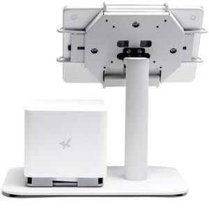 mUnite EZ POS Tablet Stand - 8.10" Height x 11.80" Width x 7.90" Depth - Desktop, Countertop - Steel - White