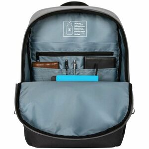 Targus Sagano EcoSmart TBB635GL Carrying Case (Backpack) for 40.6 cm (16") Notebook - Black/Grey - Polyethylene Terephthal
