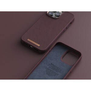 Coque Njord - pour Apple iPhone 14 Pro Smartphone - Marron foncé - Résistant aux chocs, Résistant aux rayures, À l'abri de