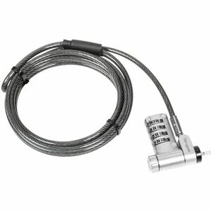 Targus DEFCON ASP96GLX-25S Cable Lock For Docking Station, Monitor, Notebook - 1.98 m Cable - 4-digit - Patented T-bar/Com