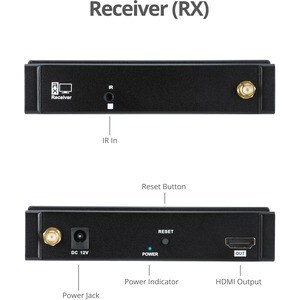 SIIG Full HD Wireless HDMI Extender - Receiver - Receives 1080p HDMI A/V signals wirelessly without complicated cable or w