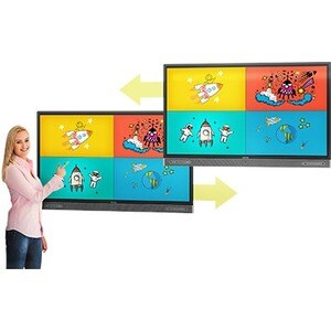 BenQ RP7502 190,5 cm (75 Zoll) LCD-Touchscreen-Monitor - 16:9 Format - 8 ms - 1905 mm Class - Infrarot - 20 Point(s) Multi