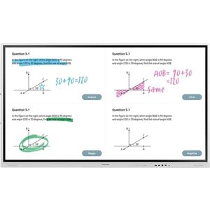 Samsung Flip Pro WM75B 190.5 cm (75") 4K UHD LCD Collaboration Display - Cortex A72 1.70 GHz - 3.50 GB DDR4 SDRAM - Infrar