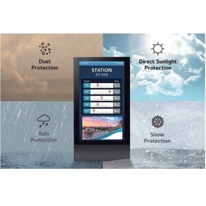LG 55XE4F-M Digital Signage Display - 55" LCD - 1920 x 1080 - Direct LED - 4000 Nit - 1080p - HDMI - USB - SerialEthernet 