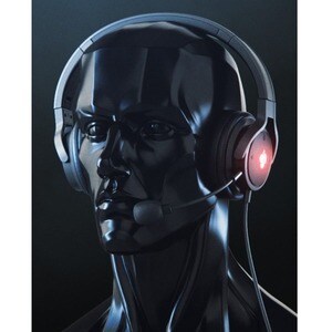 CHERRY HC 2.2 Wired On-ear Stereo Gaming Headset - Black - Binaural - Ear-cup - 32 Ohm - 20 Hz to 20 kHz - 220 cm Cable - USB