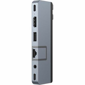 Hyper HyperDrive DUO PRO HD575-GRAY USB Type C Docking Station for Tablet PC, Desktop PC, Notebook - Memory Card Reader - 