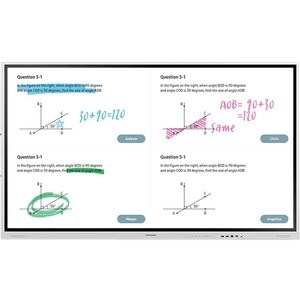Samsung Flip Pro WM75B 1905 mm 4K UHD LCD Exibição de colaboração - Cortex A72 1,70 GHz - 3,50 GB DDR4 SDRAM - Infravermel