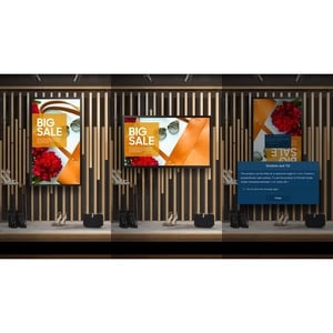 Samsung QM43B-T Digital Signage Display - 43" LCD - Vertical Alignment (VA) - Touchscreen - 24 Hours/7 Days Operation Cort