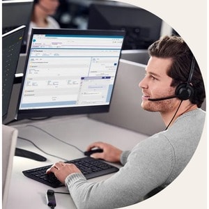 Jabra Engage 50 II Wired On-ear Stereo Headset - Black - Binaural - Ear-cup - 50 Hz to 20 kHz - MEMS Technology Microphone