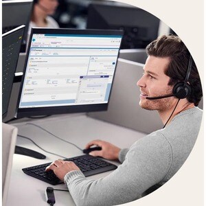 Casque Jabra Engage 50 II - Filaire - Design Supra-auriculaire - Stéréo - Binaural - Contour d'Oreille - Fréquence 50 Hz/2