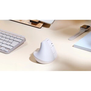 Logitech Lift Rato - Bluetooth - USB - Ótico - 6 Taste(n) - Branco - Sem fios - 4000 dpi - Roda de deslocação - Pequeno/Mé