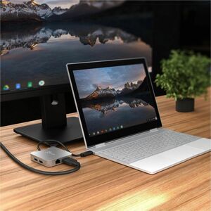 j5create Elite JCD391-N 5 Port(s) USB Type C Docking Station for Notebook, Keyboard, Mouse, Flash Drive, TV, MacBook - Cha