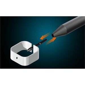 j5create Stylus - Replaceable Stylus Tip - Aluminium - Black - Notebook Device Supported