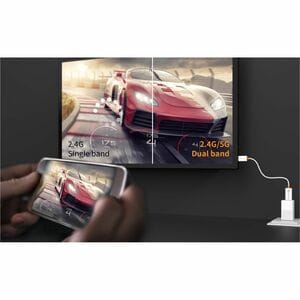 j5create ScreenCast JVAW62-N Video Extender Transmitter/Receiver - Wireless - 15 m Range - 2 x USB - 1080p - 1920 x 1080 V