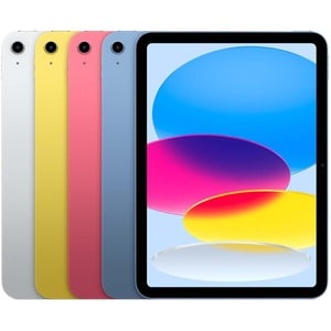 Apple iPad (10th Generation) 平板 - 27.7 cm (10.9") - 4 GB - 64 GB 存储 - 银 - 六核（6 核） - 2360 x 1640 - 原彩技术, 平面转换 (IPS) 技术, 液体视