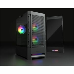 COUGAR Duoface RGB CGR-5ZD1B-RGB Gabinete para computadora gamer - Mini ITX, Micro ATX, ATX, EATX, SSI CEB Placa base admi