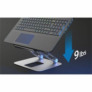 j5create JTS127-N Altura ajustável Sustentação do Notebook - Até 40,6 cm (16") Suporte de ecrã - 4 kg Capacidade de carga 