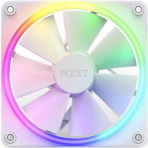NZXT F120 RGB Core RF-C12SF-W1 1 Cooling Fan - 120 mm Maximum Fan Diameter - 1 x Fan(s) - 133.98m³/h Maximum Airflow - 180