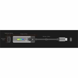 j5create A/V Adapter - 1 - 7680 x 4320 Supported - Black, Grey