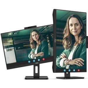 AOC Q27P3CW 27 Zoll Class Webcam UW-UXGA LCD-Monitor - 16:9 Format - Schwarz - 68,6 cm (27 Zoll) Viewable - IPS-Technologi