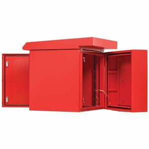 Eaton Tripp Lite Series SmartRack Industrial Enclosure - NEMA 3R, Wall Mount, Metal, Locking, Hinged Back, Fan With Therma