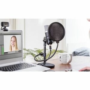 MikrofonTrust Emita GXT 252 - Kabelgebunden - Kondensator - Kardioide - 1,80 m - USB - Desktop, Handheld - 18 Hz bis 21 kHz