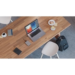 LaCie Mobile Drive Secure STLR2000400 2 TB Portátil Disco rígido - 2,5" Externo - Cinza Espacial - USB 3.2 (Geração 1) Tip