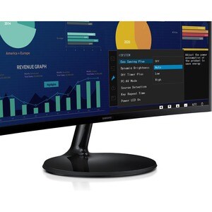 Samsung Essential S27C360EAU 27" Class Full HD Curved Screen LCD Monitor - 16:9 - 68.6 cm (27") Viewable - Vertical Alignm